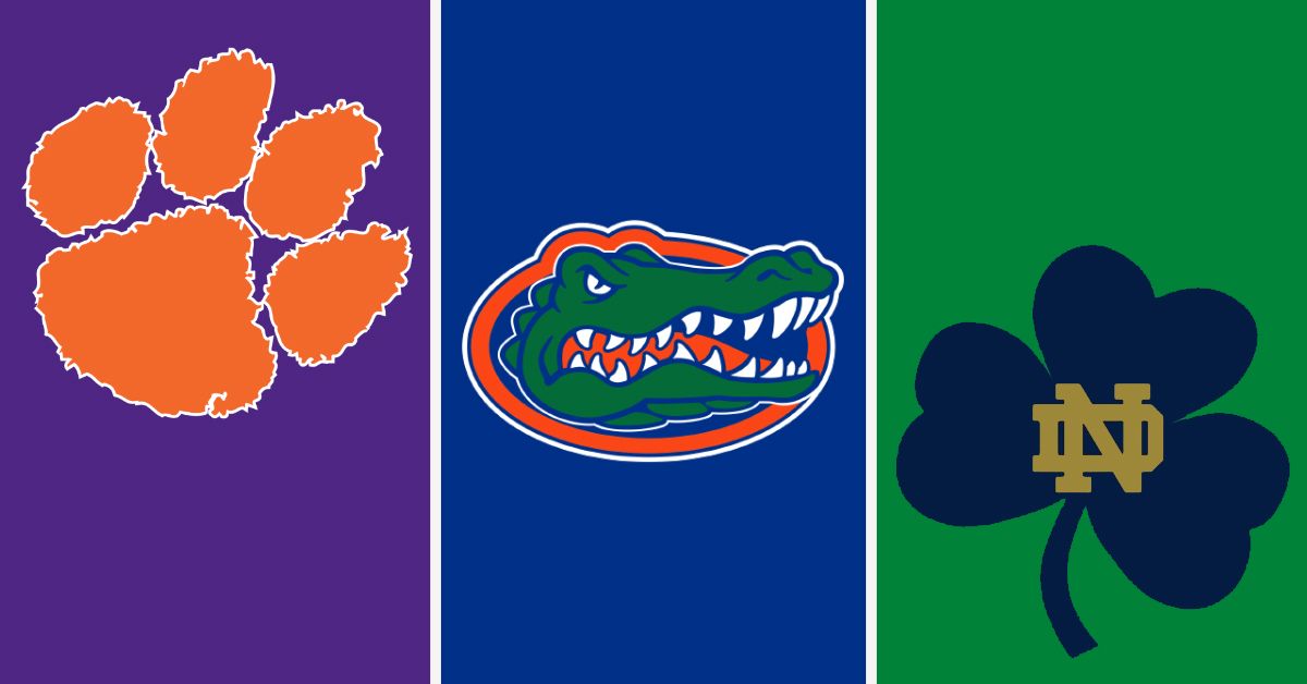 Only 30% Of Fans Can Name All These College Football Logos