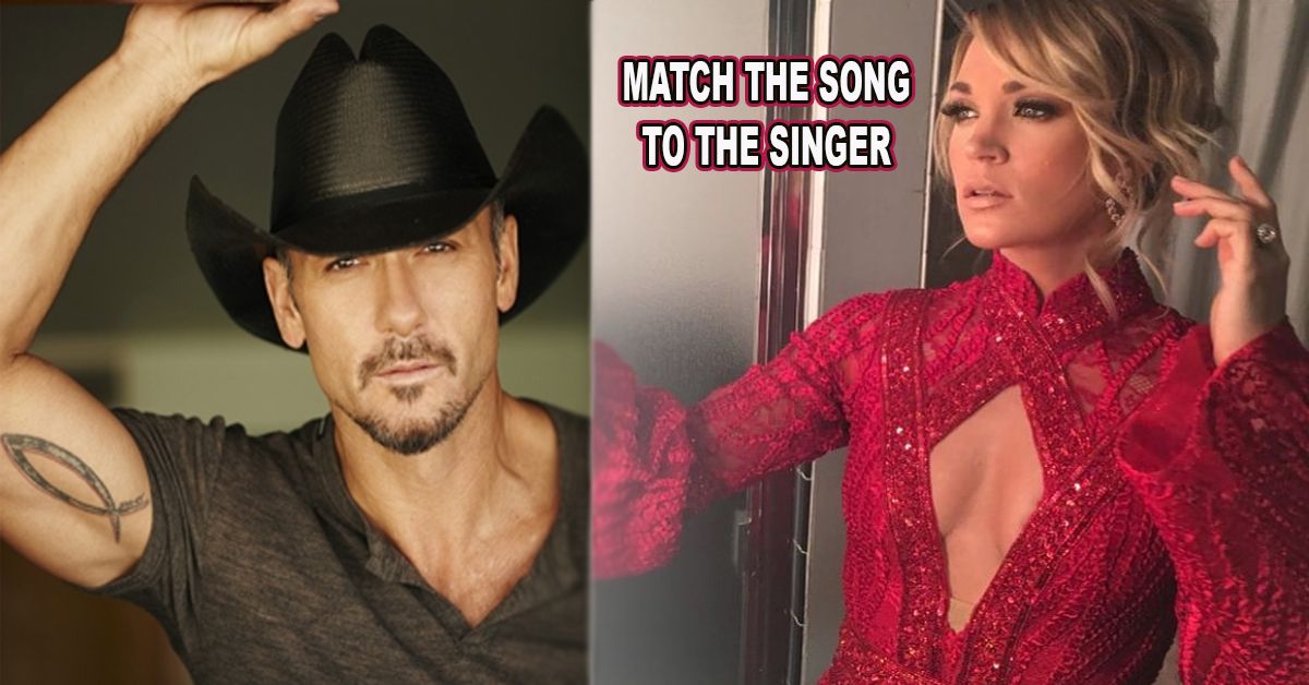 Only A True Country Fan Can Match The Song To The Singer
